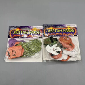 Vintage Creative Hands 57pcs Of Witch Ghost Pumpkin & Tombstone Designs